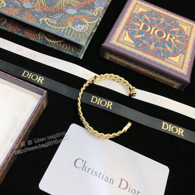 Dior飾品 迪奧經典熱銷款字母開口手鐲手環  zgd1412